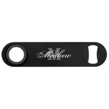 Personalised monogram name Pro Speed bottle opener