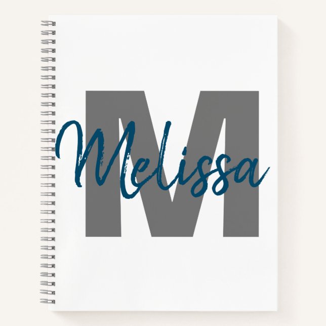 Personalised Monogram Notebook (Front)