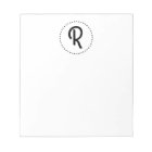 Personalised Monogram Notepad