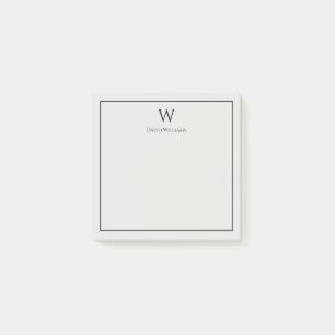 Personalised Monogram Notes