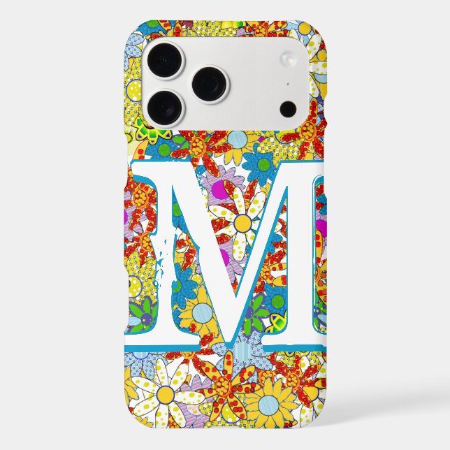 Personalised Monogram or Name Floral Pattern (Back)
