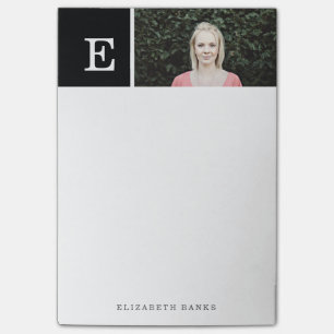 Personalised   Monogram & Photo Post-it Notes