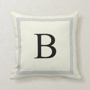 Personalised Monogram Pillow Initial B