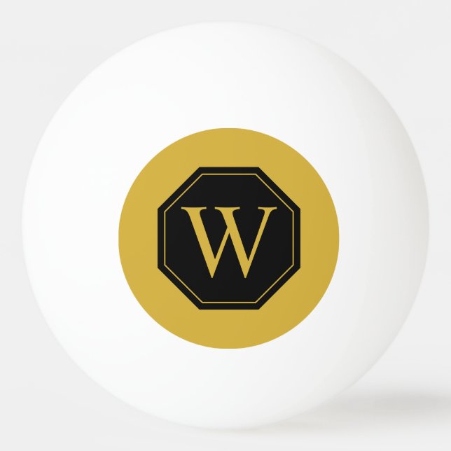 Personalised Monogram Ping Pong Ball Design (Back)