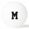 Personalised monogram ping pong balls