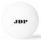 Personalised monogram ping pong balls