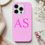 Personalised Monogram Pink Initial Phone Case<br><div class="desc">Add a touch of elegance to your phone with our Personalised Monogram Pink Initial Phone Case. Featuring a chic and modern design, this case is perfect for showcasing your personal style. The soft pastel pink background is complemented by a customisable monogram initial, making it a unique accessory that’s both practical...</div>