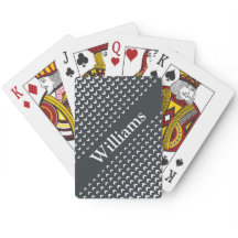 Personalised Monogram Playing Cards