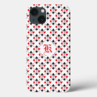 Personalised Monogram Poker Playing Card Suit