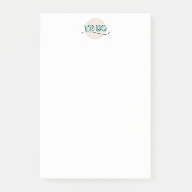 Personalised Monogram Post-it® Notes  (Front)