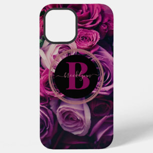 Personalised Monogram Romantic Floral Phone Case
