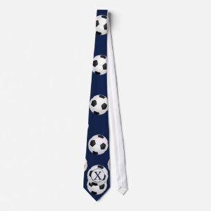 Personalised Monogram Soccer Balls Sports Tie