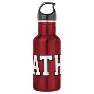 Personalised monogram stainless steel water bottle