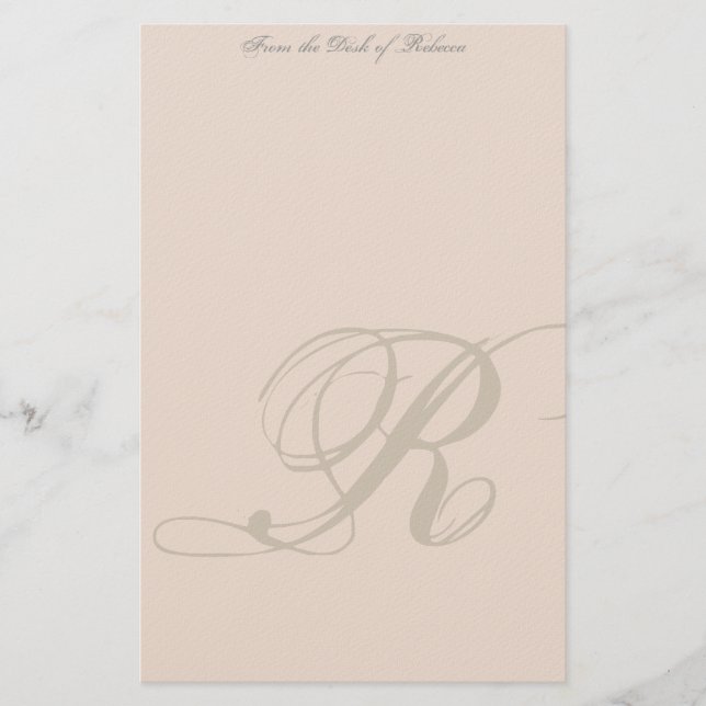 Personalised Monogram Stationery (Front)