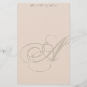 Personalised Monogram Stationery