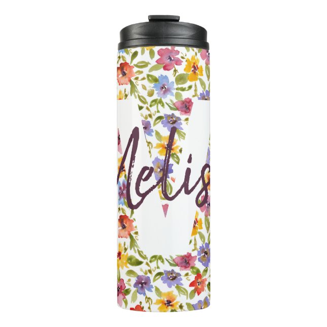 Personalised Monogram Thermal Tumbler (Front)