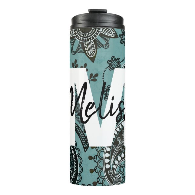 Personalised Monogram Thermal Tumbler (Front)