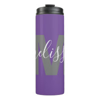 Personalised Monogram Thermal Tumbler