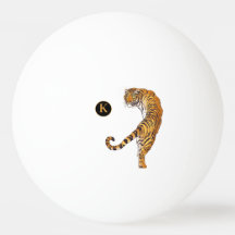 Personalised Monogram Tiger Wild Animal