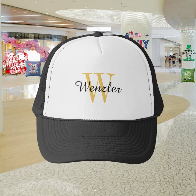 Personalised Monogram Trucker Hat (Creator Uploaded)