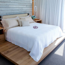 Personalised Monogram Twin Waffle Blanket