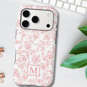 Personalised Monogram Vintage Flower Floral