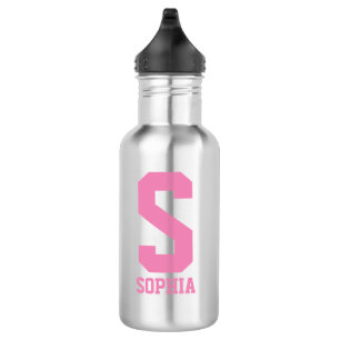 Personalised monogram Water Bottle Sports Gift