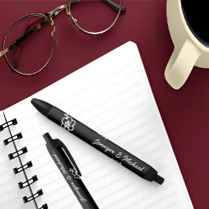 Personalised Monogram Wedding Pen   Party Favours