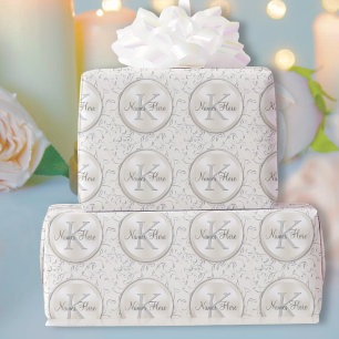 Personalised Monogram Wedding Wrapping Paper