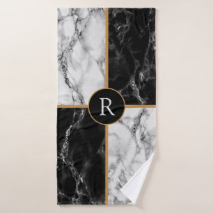 Personalised Monogram Your Letter Bath Towels