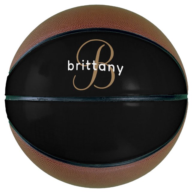 Personalised Monogrammed Basketball (Front)