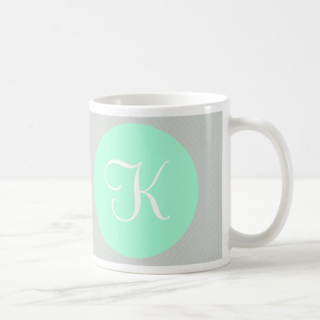 Personalised Monogrammed Coffee Mug (Right)