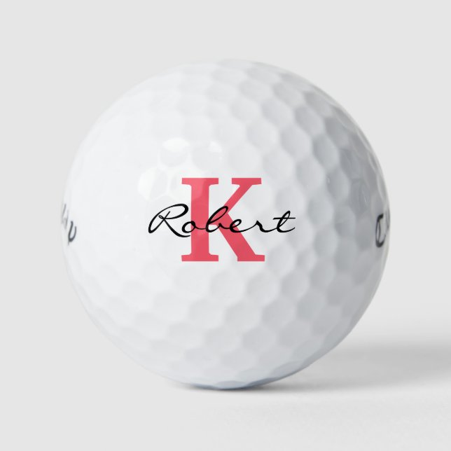 Personalised Monogrammed | #fathersday Callaway Golf Balls (Front)