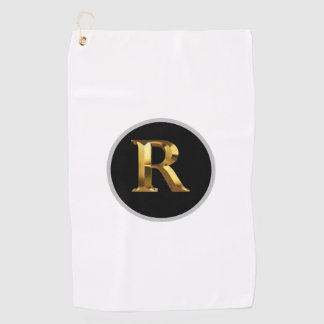 Personalised Monogrammed Golf Balls Towel