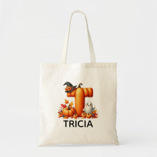 Personalised Monogrammed Halloween Tote Bag