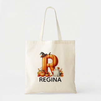 Personalised Monogrammed Halloween Tote Bag