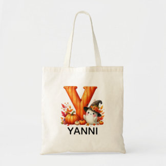 Personalised Monogrammed Halloween Tote Bag
