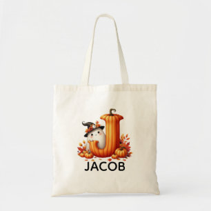 Personalised Monogrammed Halloween Tote Bag