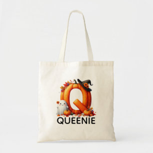 Personalised Monogrammed Halloween Tote Bag