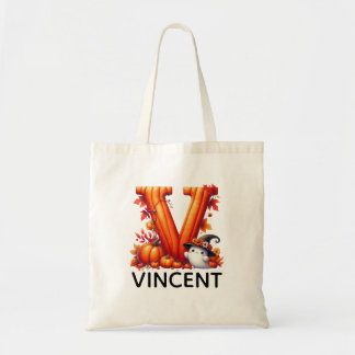 Personalised Monogrammed Halloween Tote Bag