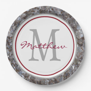 Personalised & Monogrammed  Paper Plate