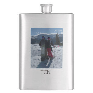 Personalised Monogrammed Photo Hip Flask