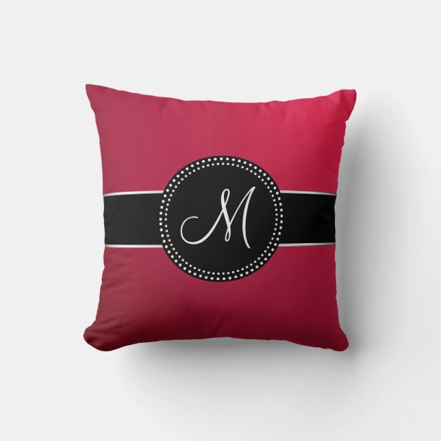 Personalised Monogrammed Pillow (Front)