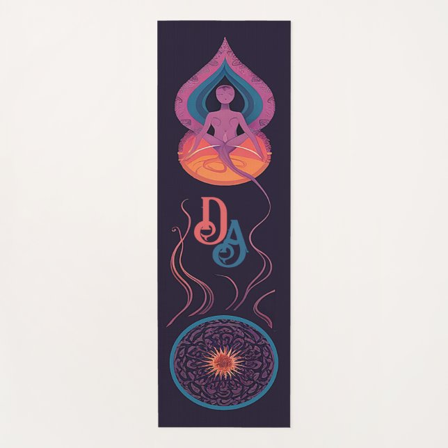 Personalised  Monogrammed Yoga Mats (Front)