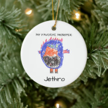 Personalised Monster Christmas Christmas Ornament