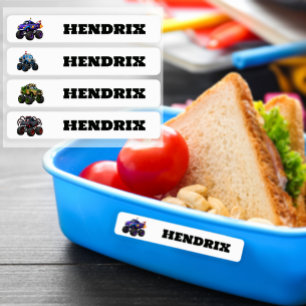 Personalised Monster Truck School Name