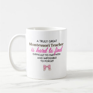 Personalised Montessori Teacher Appreciation Gift Coffee Mug