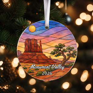 Personalised Monument Valley Navajo Tribal Park Ac Ornament