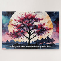 Personalised Moonlit Sakura Tree