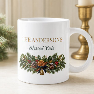 Personalised Moonlit Yule Winter Solstice Mug